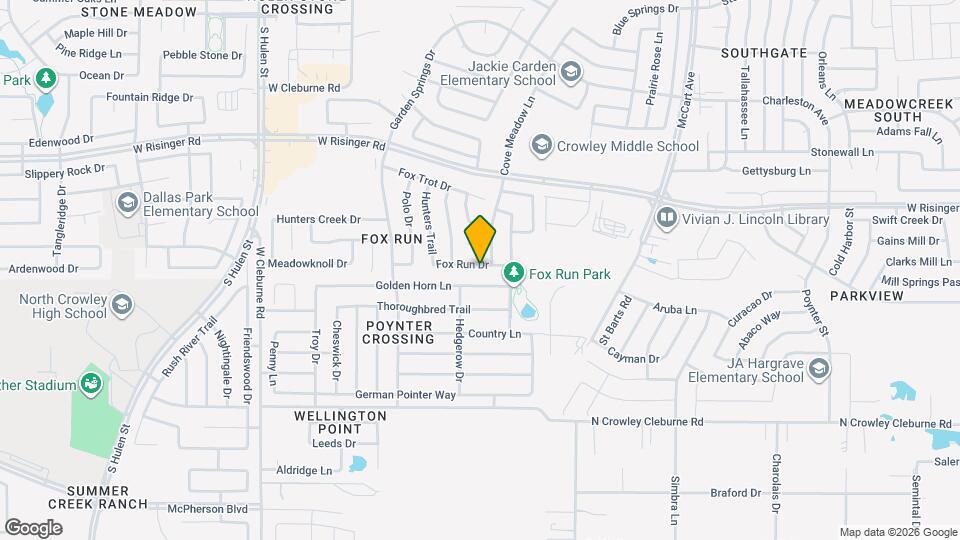 3909 Fox Run Dr Map and Location Details