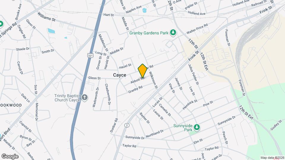 1525 Abbott Rd Map and Location Details