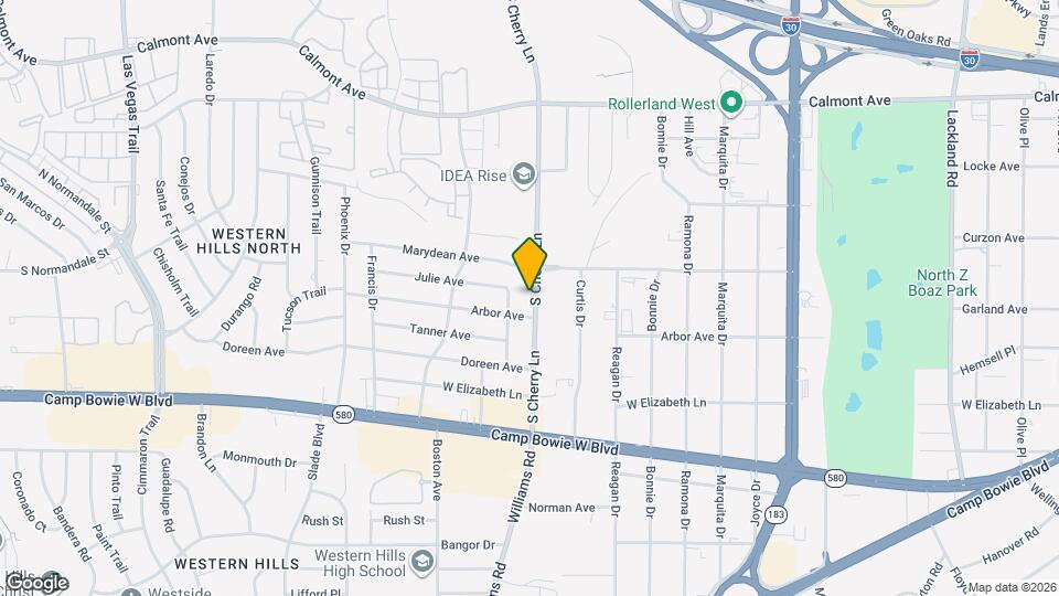 3124 S Cherry Ln Map and Location Details