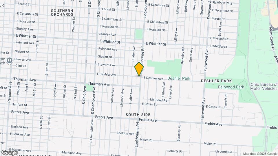 1295-1297-1297 Lockbourne Rd Map and Location Details