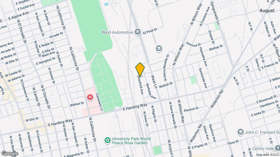 1752 Stanford Ave Mapa y Detalles de la Ubicación