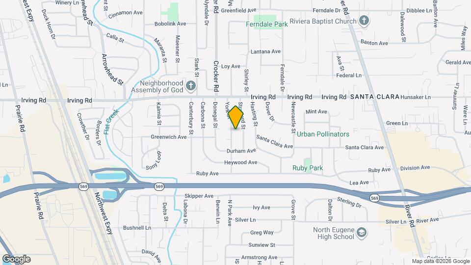 2549 York St Map and Location Details