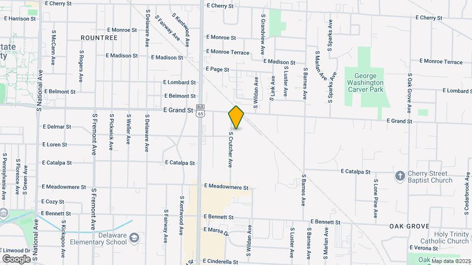 1046 S Crutcher Ave Map and Location Details