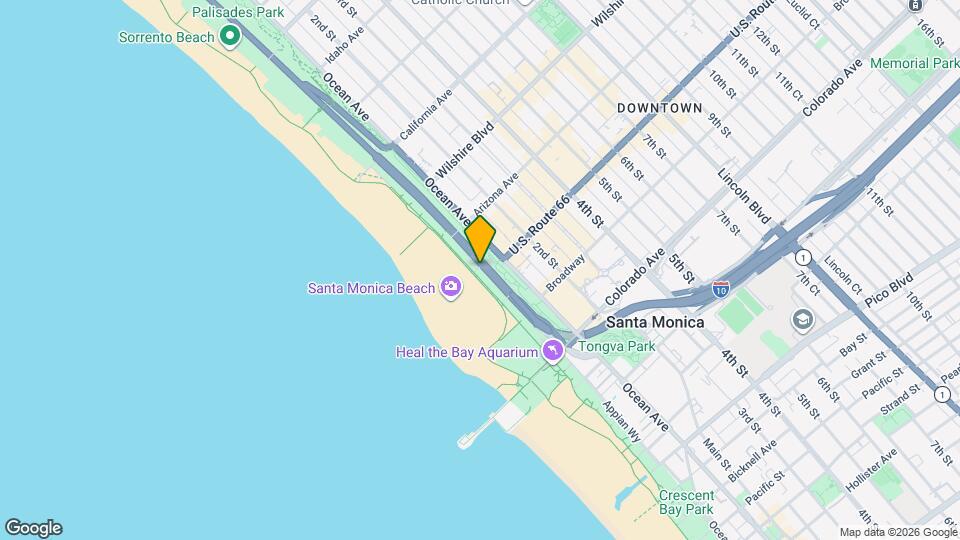 1351 Palisades Beach Rd Map and Location Details
