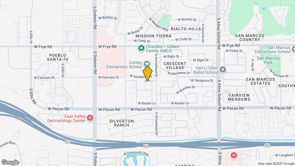 721 S Sycamore Pl Map and Location Details