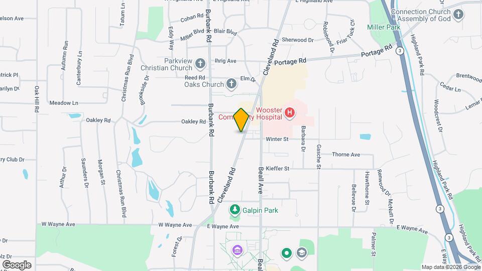 1708 Cleveland Rd Map and Location Details