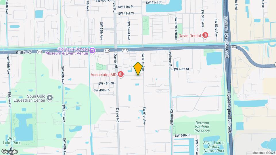 6117 SW 48th Ct, Unit 2 Map and Location Details