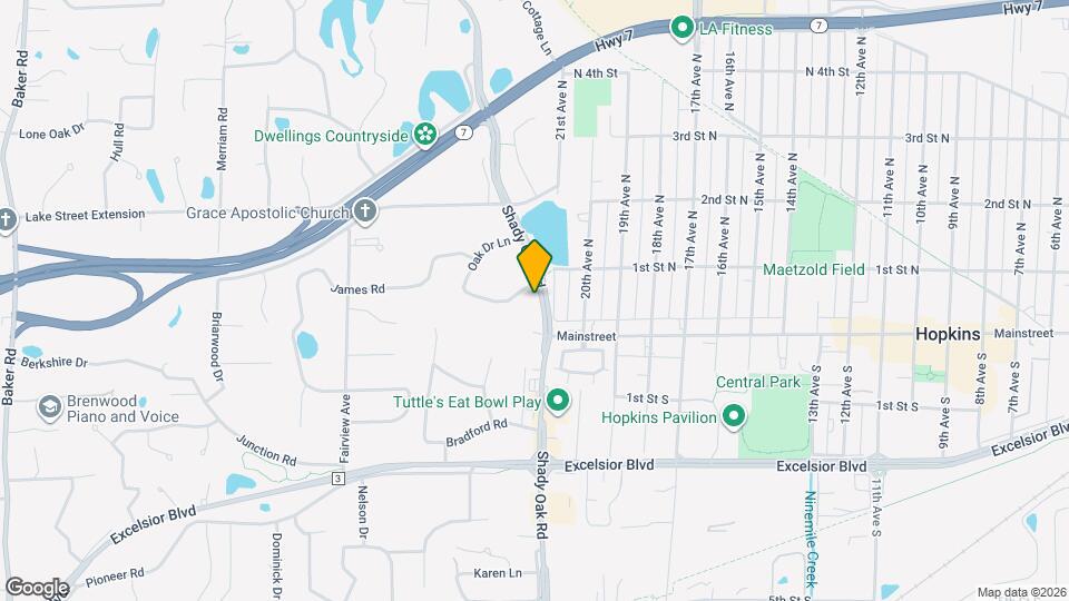 Shady Oak Crossing Mapa y Detalles de la Ubicación