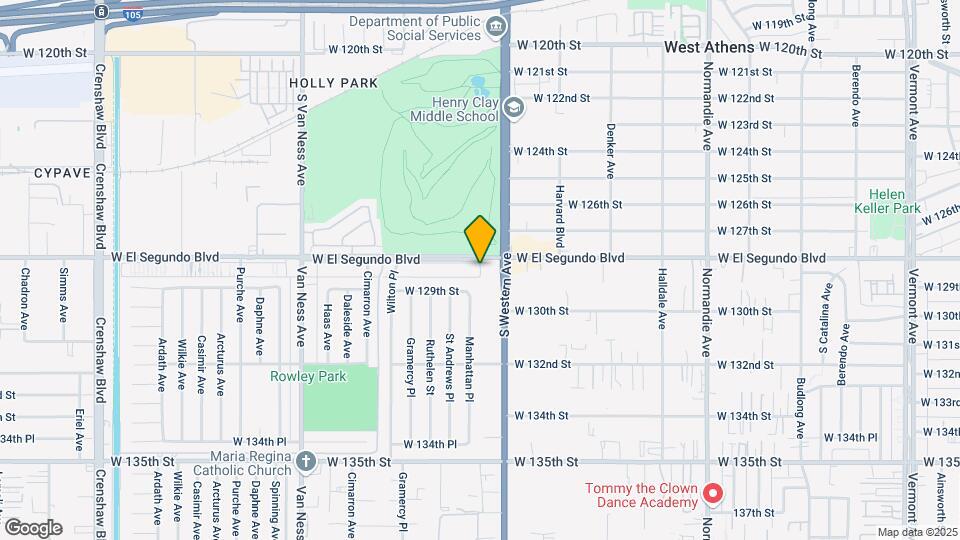 1818 W. El Segundo Blvd. Map and Location Details