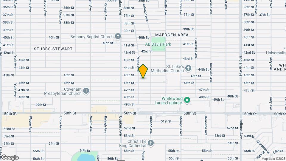 4210 46th St Map and Location Details