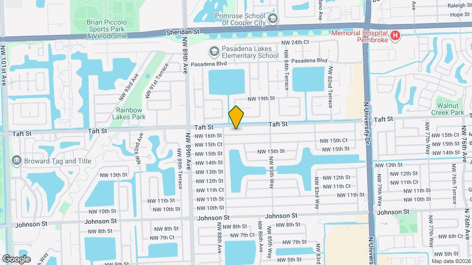 8691 NW 16th St Map and Location Details