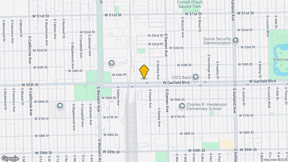 2118 W Garfield Blvd Mapa y Detalles de la Ubicación