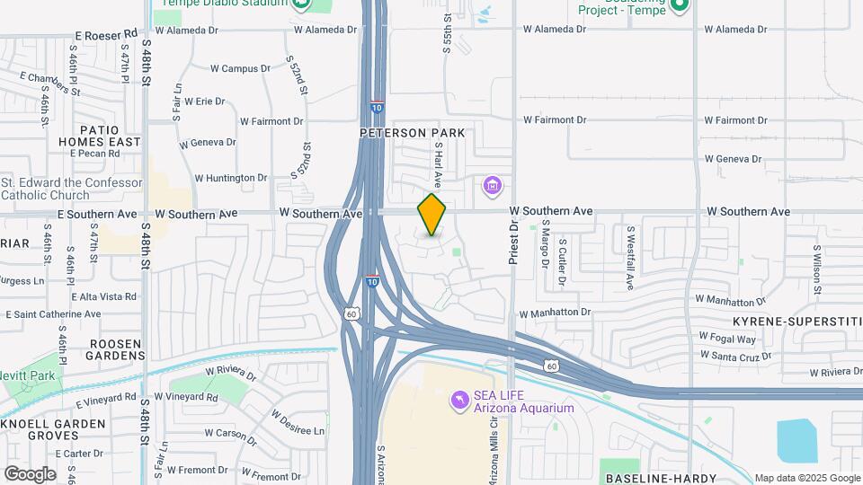 1634 W Village Way Map and Location Details