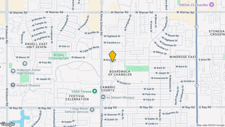 1351 N Pleasant Dr Map and Location Details