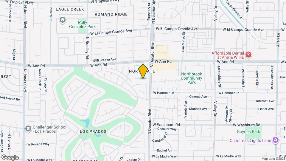 4825 White Aspen Ave Map and Location Details