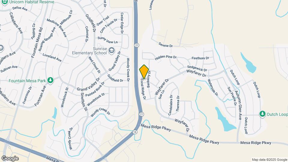 7283 Coral Ridge Dr Mapa y Detalles de la Ubicación