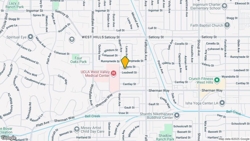 22937 Leadwell St Map and Location Details