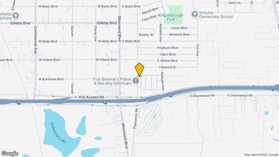 9619 Pleasanton Blf Map and Location Details