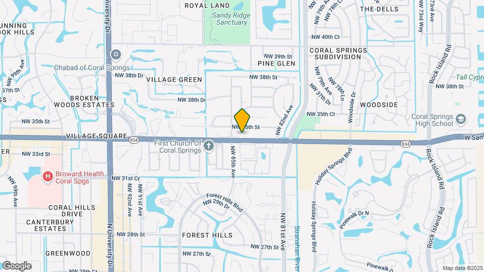 8401 W Sample Rd Map and Location Details