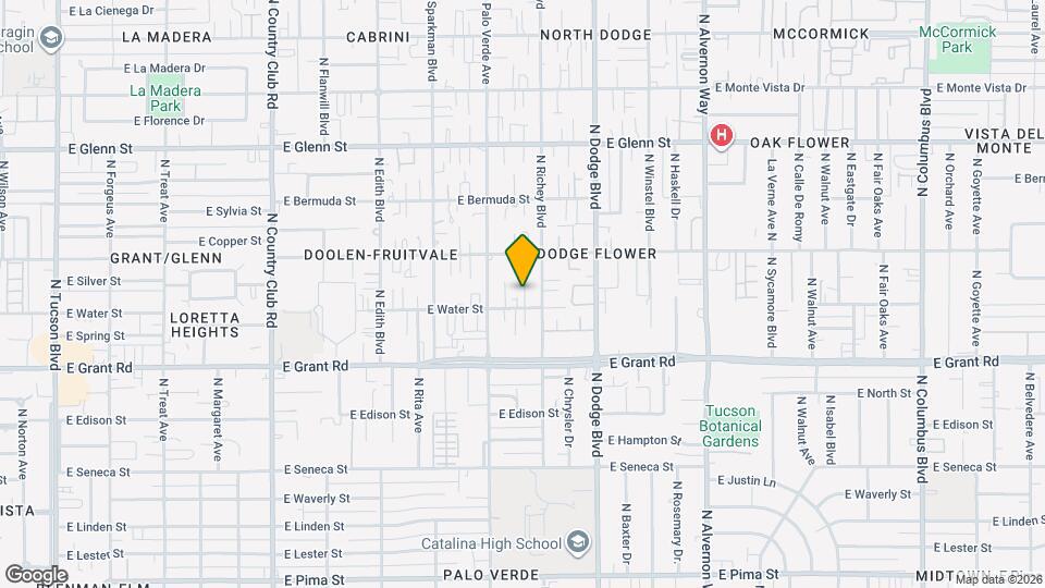 3537 E Water St Mapa y Detalles de la Ubicación