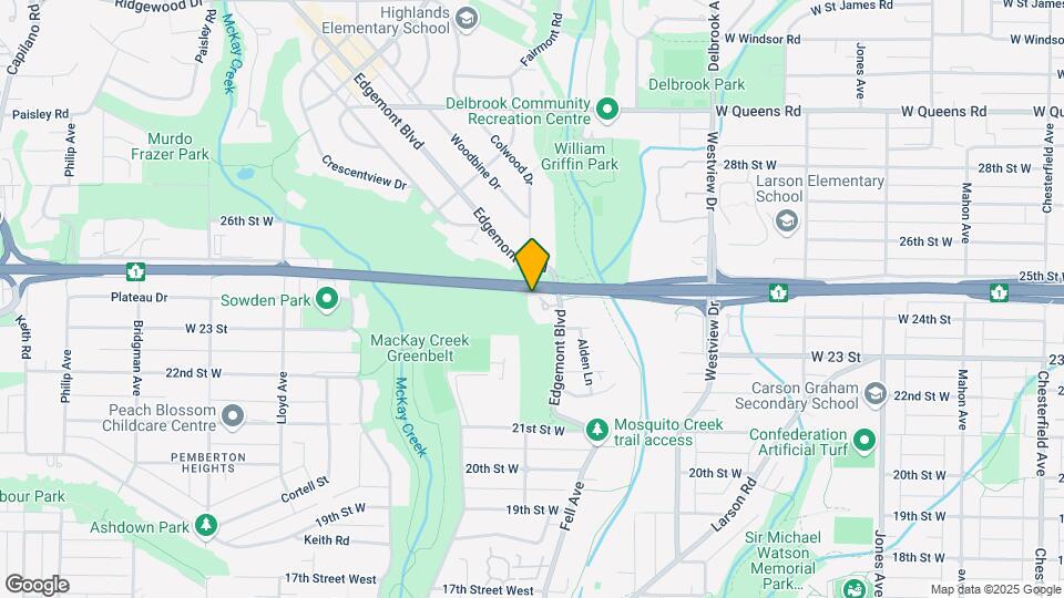 2425 Edgemont Blvd Map and Location Details