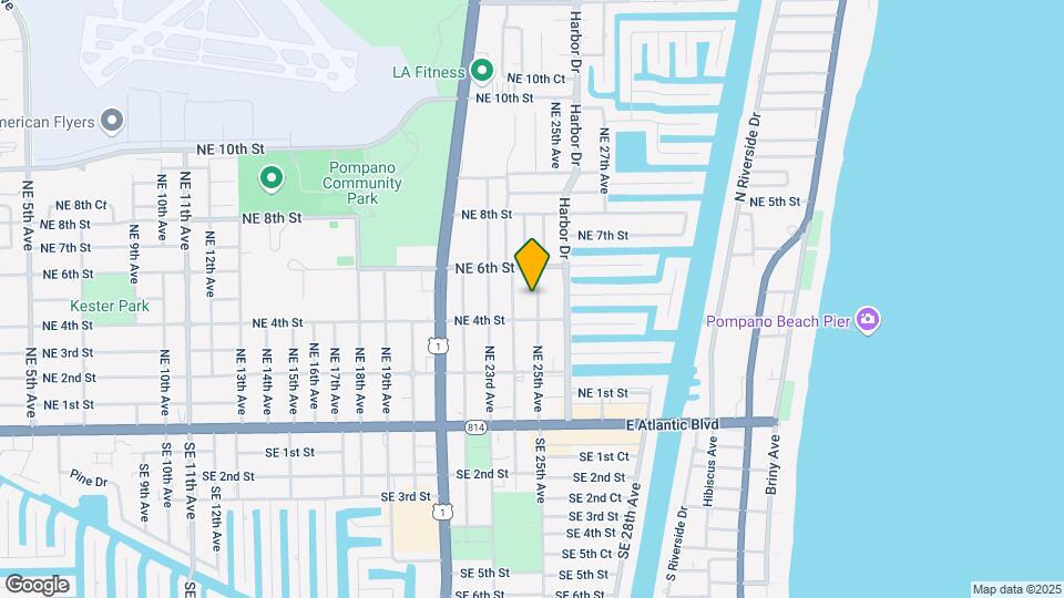 413 NE 25th Ave Map and Location Details