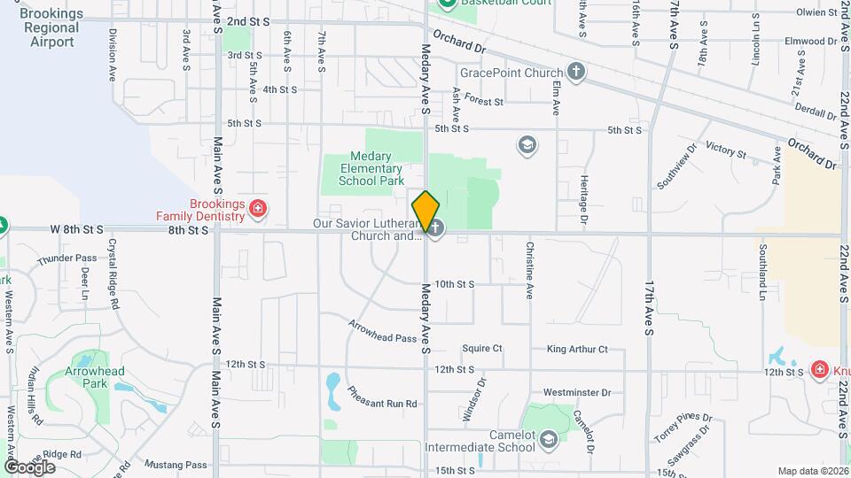 808 Medary Ave S Map and Location Details