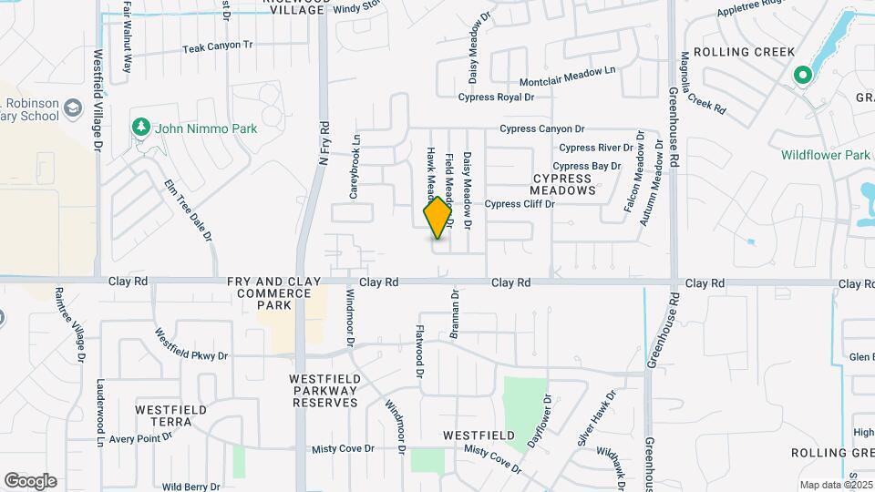 4210 Hawk Meadow Dr Map and Location Details