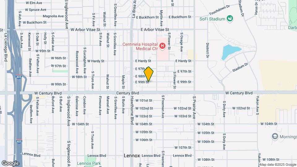 412 E 99th St Mapa y Detalles de la Ubicación
