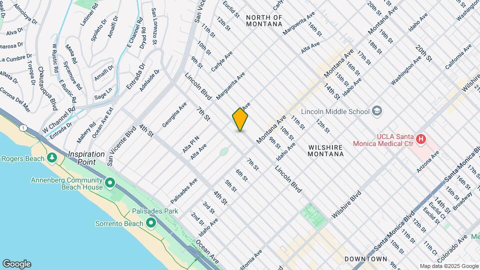 638 Lincoln Blvd Map and Location Details