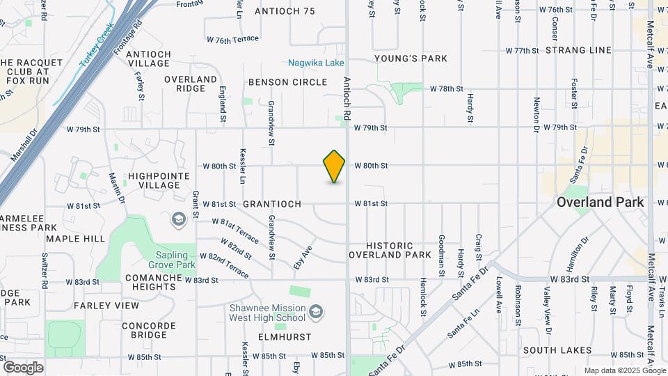 8024 Antioch Rd Map and Location Details
