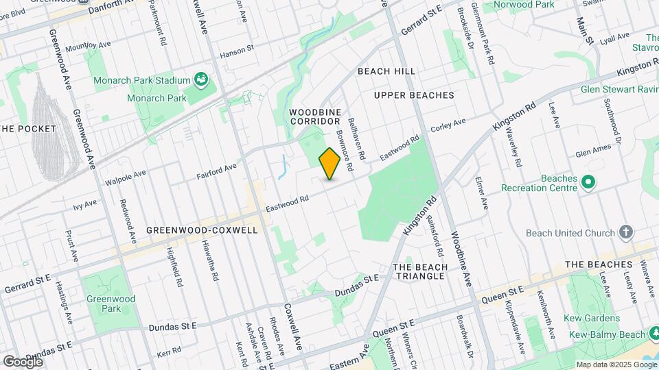 118 Eastwood Rd Map and Location Details