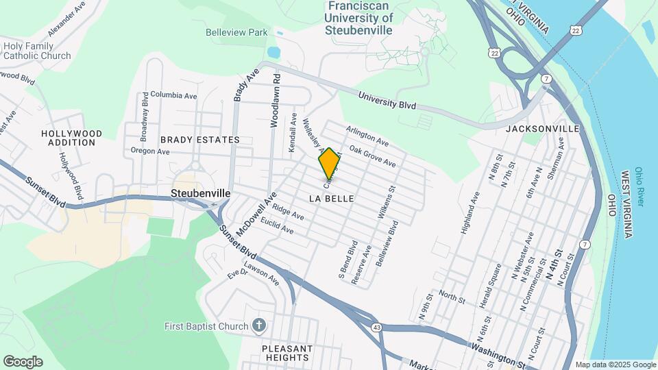 608 Carnegie St Map and Location Details