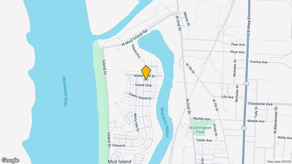 1362 Island Pl E Map and Location Details