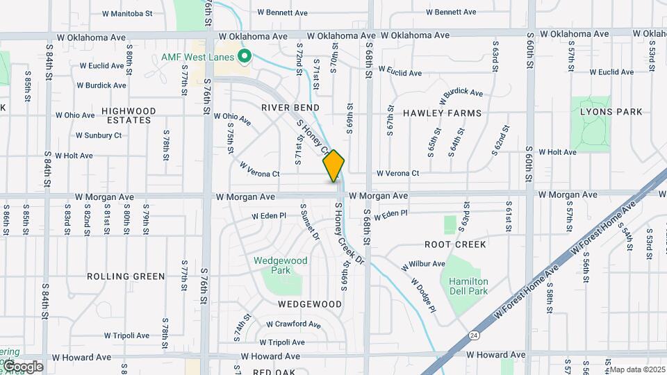 6924 W Morgan Ave Map and Location Details