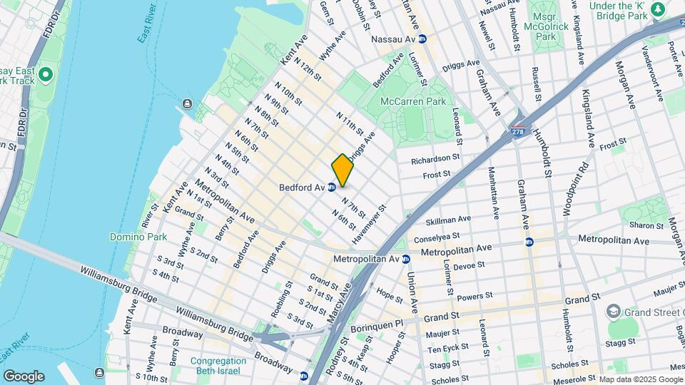 215 N 7th St. Mapa y Detalles de la Ubicación