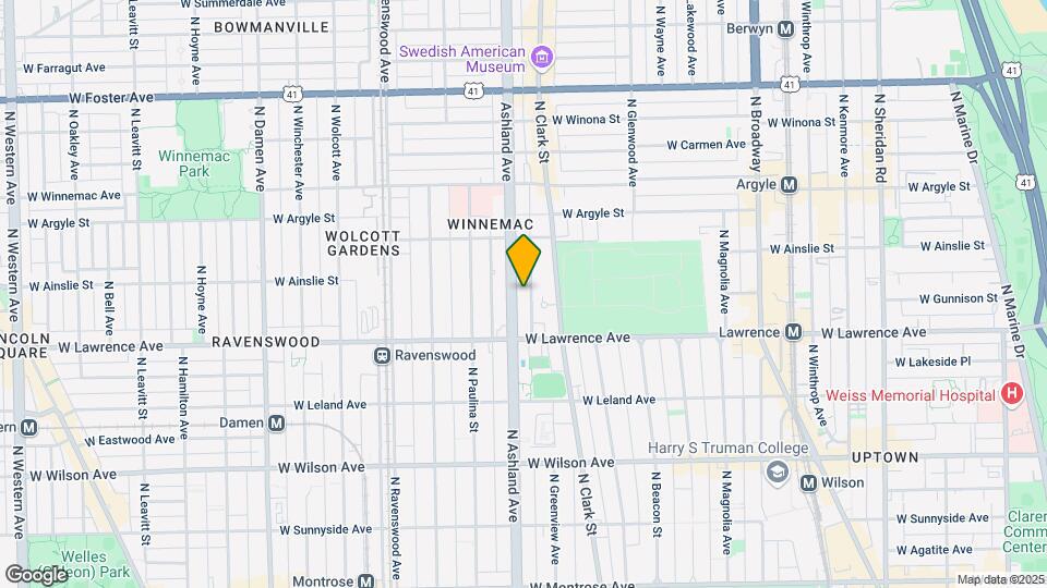 4841 N Ashland Ave Map and Location Details