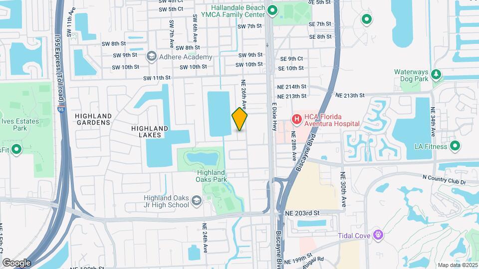 20941 NE 25th Ct Map and Location Details