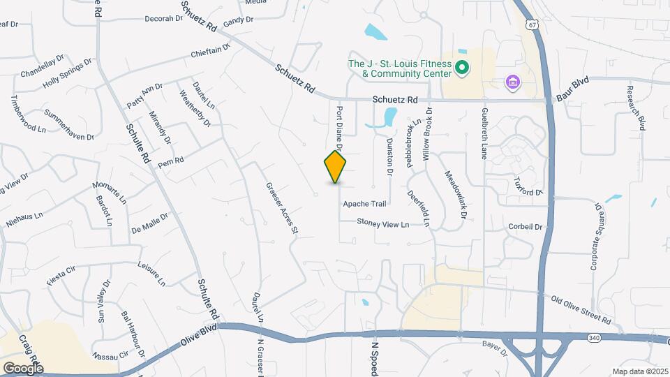 1119 Port Diane Dr Map and Location Details