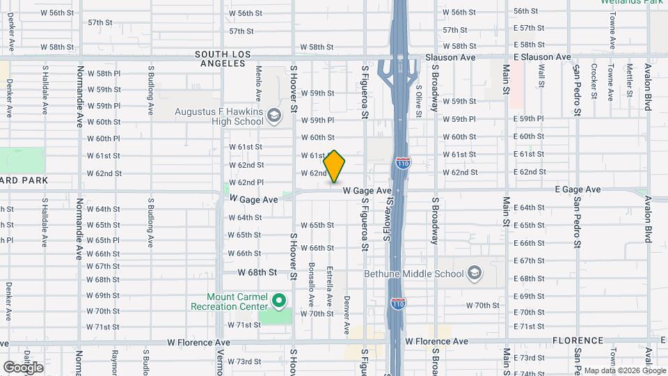 623 W Gage Ave Map and Location Details