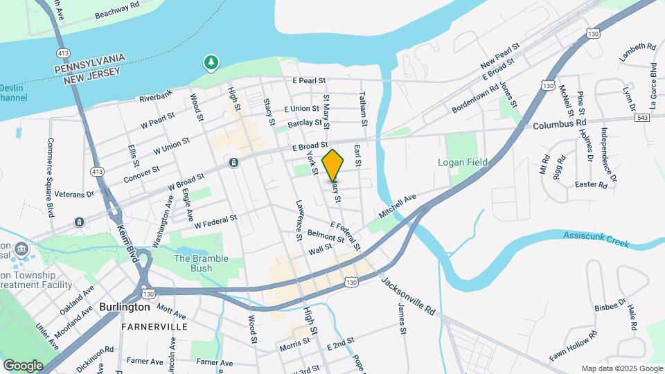 205 Jones Ave Map and Location Details