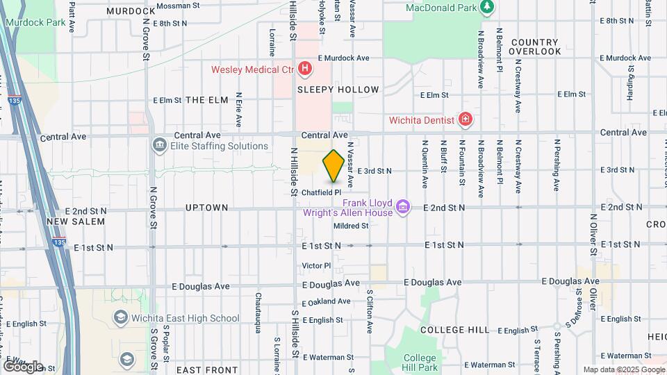 332 N Rutan St Map and Location Details