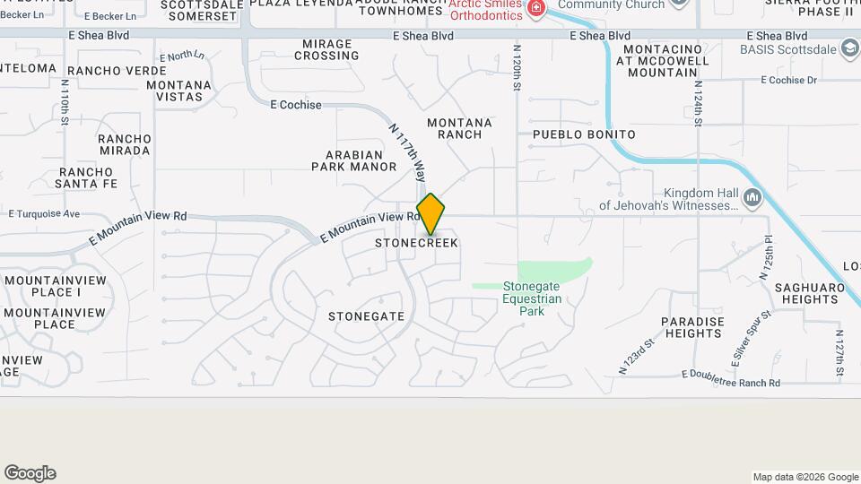 9690 N 118th Pl Map and Location Details