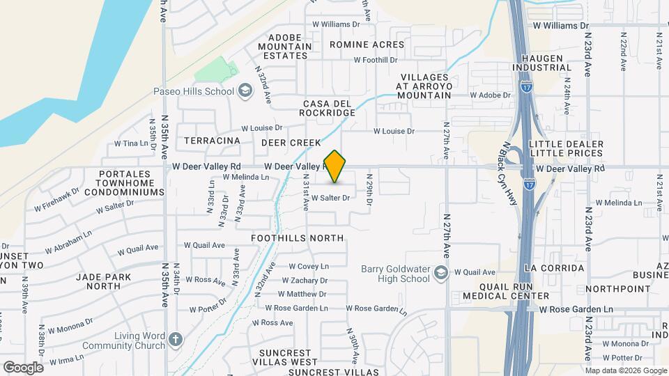 3035 W Melinda Ln Map and Location Details