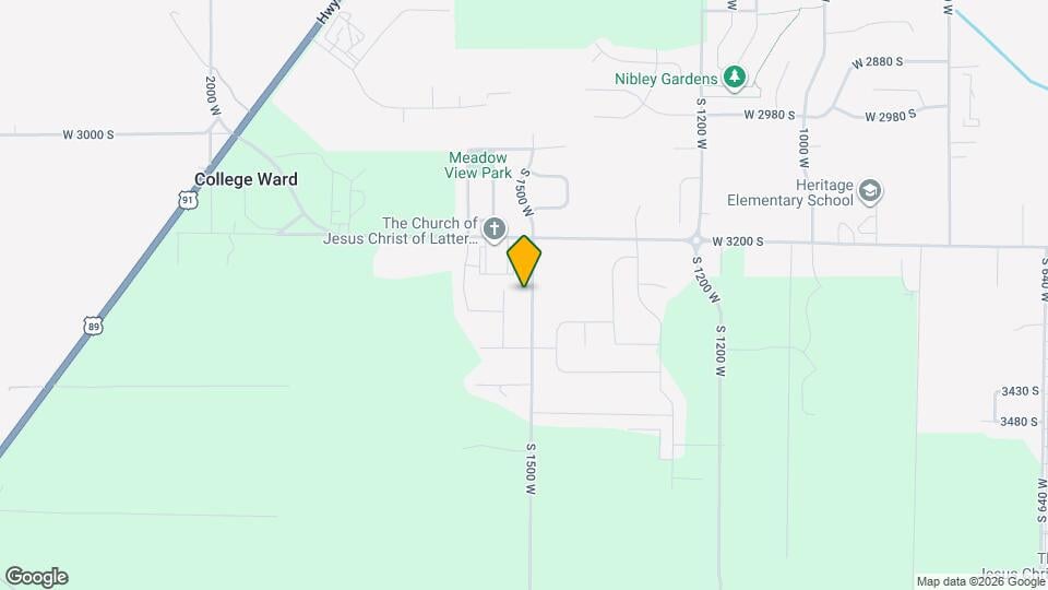 3261 S 1500 W Map and Location Details