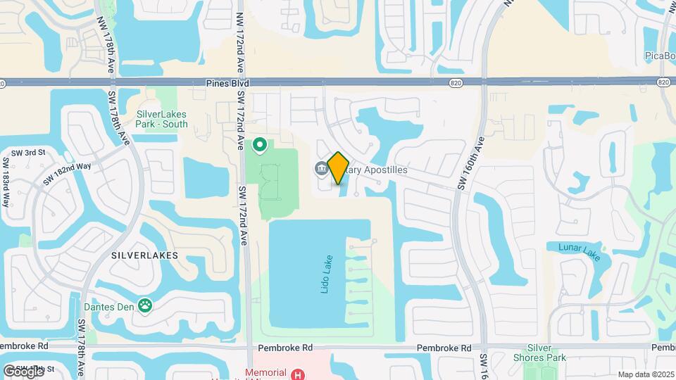 693 SW 168th Terrace Map and Location Details