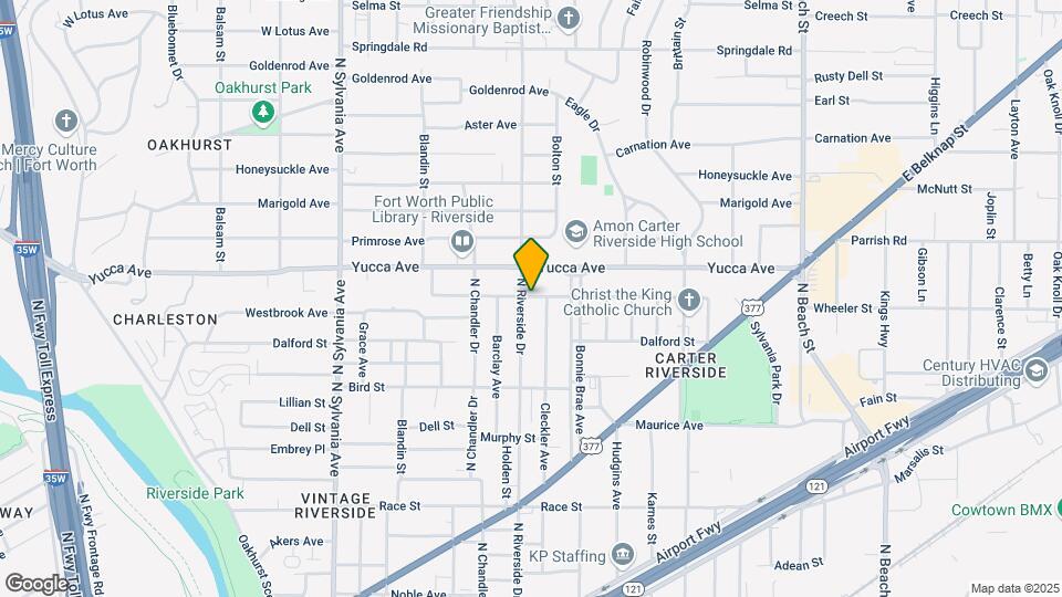 1128 N Riverside Dr Map and Location Details
