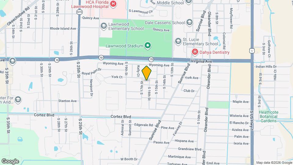 1604 Zephyr Ave Map and Location Details