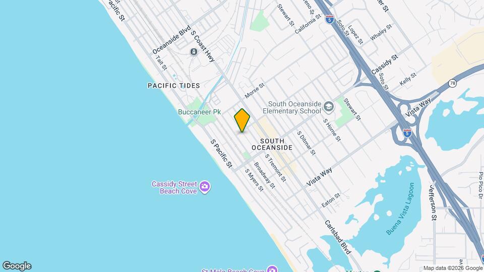 1708 Broadway St Map and Location Details