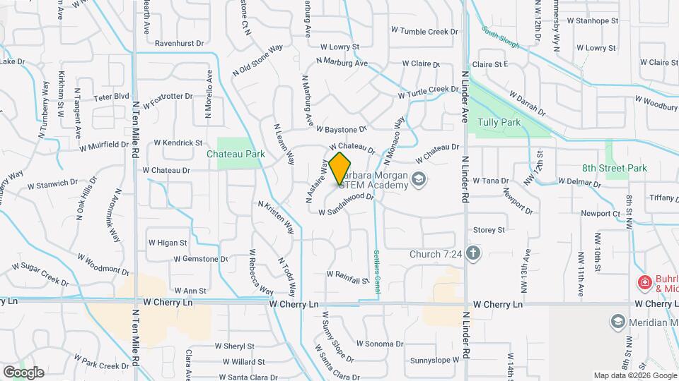 2168 N Glennfield Way Mapa y Detalles de la Ubicación
